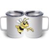 10 oz. White Stainless Steel Coffee Mug Thumbnail