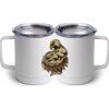 10 oz. White Stainless Steel Coffee Mug Thumbnail