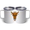 10 oz. White Stainless Steel Coffee Mug Thumbnail