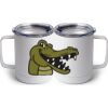10 oz. White Stainless Steel Coffee Mug Thumbnail
