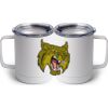 10 oz. White Stainless Steel Coffee Mug Thumbnail