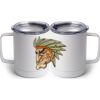 10 oz. White Stainless Steel Coffee Mug Thumbnail