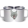 10 oz. White Stainless Steel Coffee Mug Thumbnail