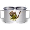 10 oz. White Stainless Steel Coffee Mug Thumbnail