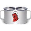 10 oz. White Stainless Steel Coffee Mug Thumbnail