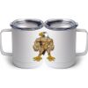 10 oz. White Stainless Steel Coffee Mug Thumbnail