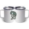 10 oz. White Stainless Steel Coffee Mug Thumbnail