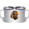 10 oz. White Stainless Steel Coffee Mug Thumbnail