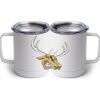 10 oz. White Stainless Steel Coffee Mug Thumbnail