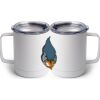 10 oz. White Stainless Steel Coffee Mug Thumbnail