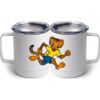 10 oz. White Stainless Steel Coffee Mug Thumbnail