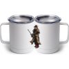 10 oz. White Stainless Steel Coffee Mug Thumbnail