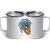10 oz. White Stainless Steel Coffee Mug Thumbnail