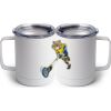 10 oz. White Stainless Steel Coffee Mug Thumbnail