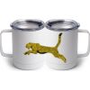 10 oz. White Stainless Steel Coffee Mug Thumbnail