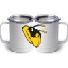 10 oz. White Stainless Steel Coffee Mug Thumbnail