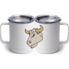 10 oz. White Stainless Steel Coffee Mug Thumbnail