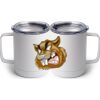 10 oz. White Stainless Steel Coffee Mug Thumbnail