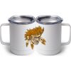 10 oz. White Stainless Steel Coffee Mug Thumbnail