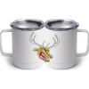 10 oz. White Stainless Steel Coffee Mug Thumbnail