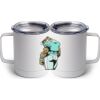 10 oz. White Stainless Steel Coffee Mug Thumbnail