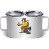10 oz. White Stainless Steel Coffee Mug Thumbnail