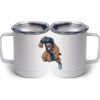 10 oz. White Stainless Steel Coffee Mug Thumbnail