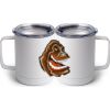 10 oz. White Stainless Steel Coffee Mug Thumbnail