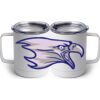 10 oz. White Stainless Steel Coffee Mug Thumbnail