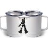 10 oz. White Stainless Steel Coffee Mug Thumbnail
