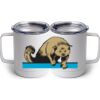 10 oz. White Stainless Steel Coffee Mug Thumbnail