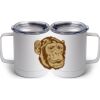 10 oz. White Stainless Steel Coffee Mug Thumbnail