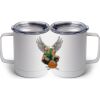 10 oz. White Stainless Steel Coffee Mug Thumbnail