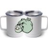10 oz. White Stainless Steel Coffee Mug Thumbnail