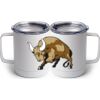 10 oz. White Stainless Steel Coffee Mug Thumbnail