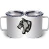 10 oz. White Stainless Steel Coffee Mug Thumbnail