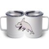 10 oz. White Stainless Steel Coffee Mug Thumbnail