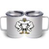 10 oz. White Stainless Steel Coffee Mug Thumbnail