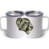 10 oz. White Stainless Steel Coffee Mug Thumbnail