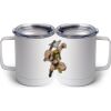 10 oz. White Stainless Steel Coffee Mug Thumbnail