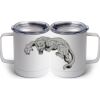 10 oz. White Stainless Steel Coffee Mug Thumbnail