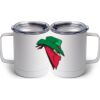 10 oz. White Stainless Steel Coffee Mug Thumbnail