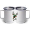 10 oz. White Stainless Steel Coffee Mug Thumbnail