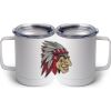 10 oz. White Stainless Steel Coffee Mug Thumbnail