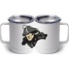 10 oz. White Stainless Steel Coffee Mug Thumbnail
