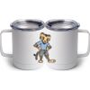 10 oz. White Stainless Steel Coffee Mug Thumbnail