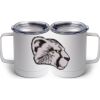 10 oz. White Stainless Steel Coffee Mug Thumbnail