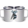 10 oz. White Stainless Steel Coffee Mug Thumbnail