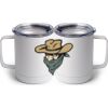 10 oz. White Stainless Steel Coffee Mug Thumbnail