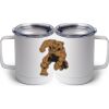 10 oz. White Stainless Steel Coffee Mug Thumbnail